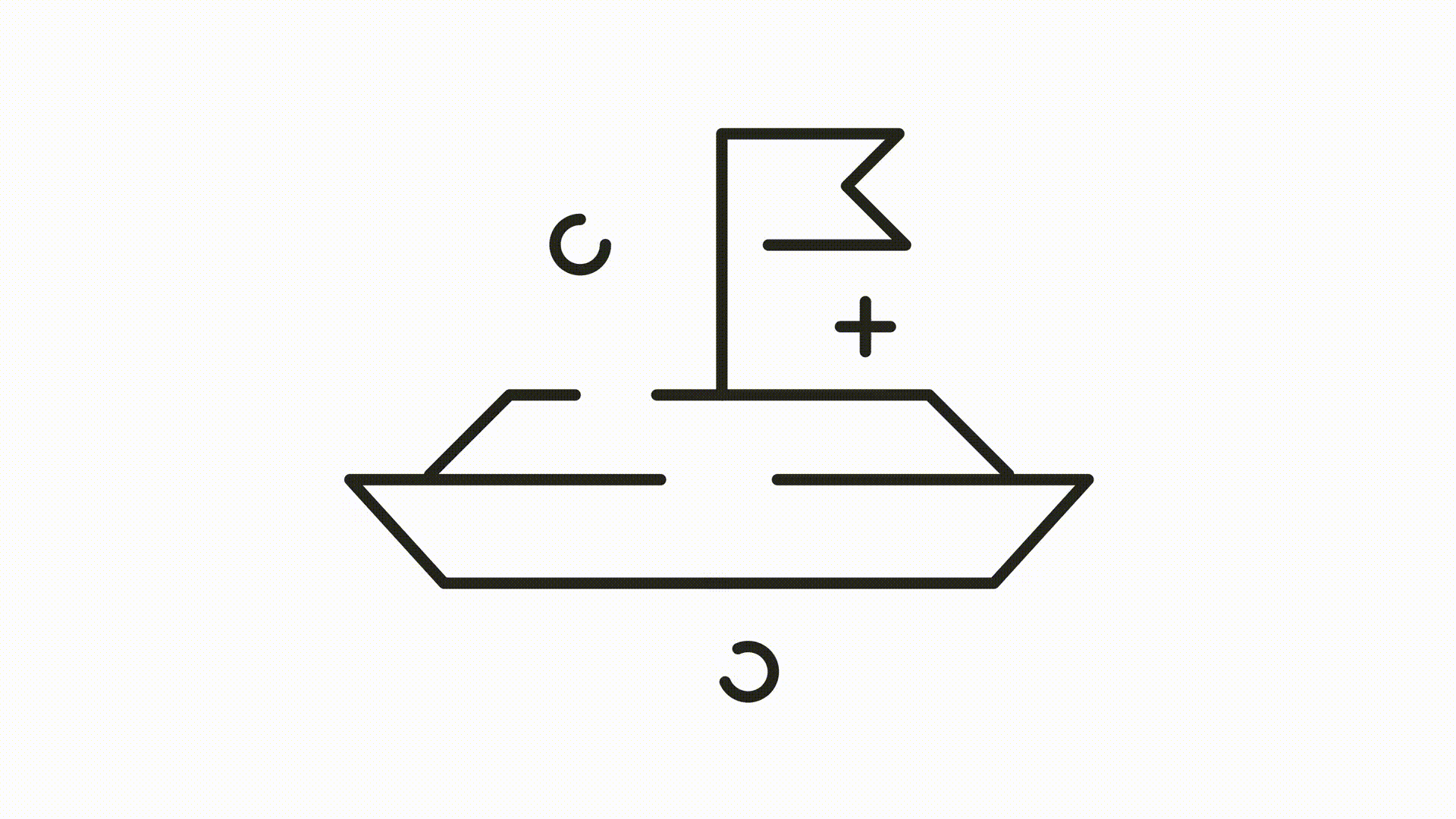 animation icon minimalist boat line art 2026 01 28 03 25 28 utc